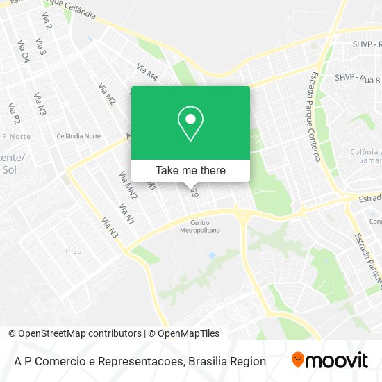 A P Comercio e Representacoes map
