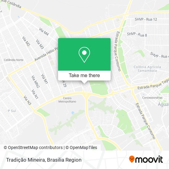 Tradição Mineira map