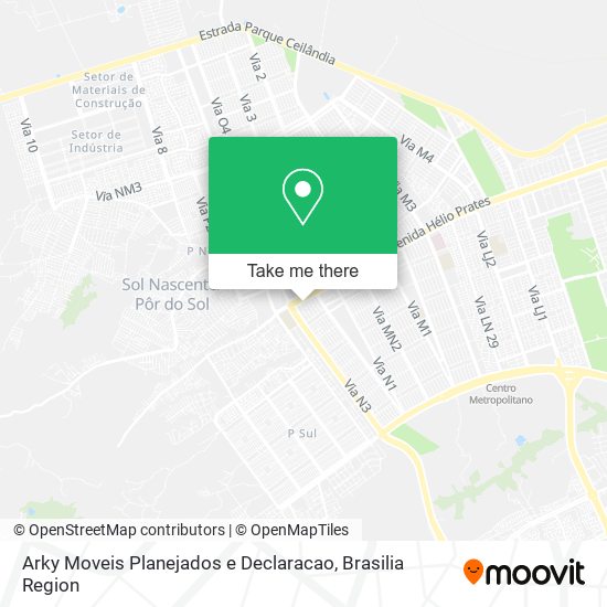 Arky Moveis Planejados e Declaracao map
