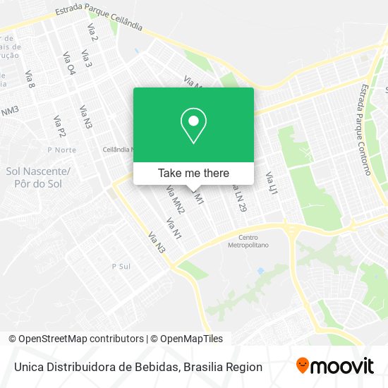 Unica Distribuidora de Bebidas map