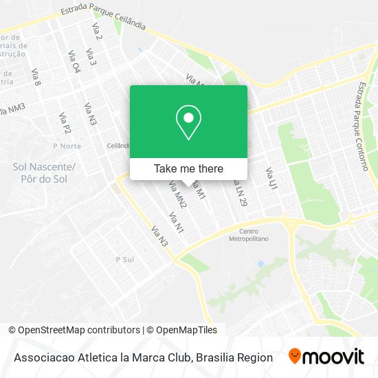 Associacao Atletica la Marca Club map