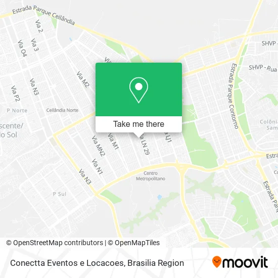 Conectta Eventos e Locacoes map
