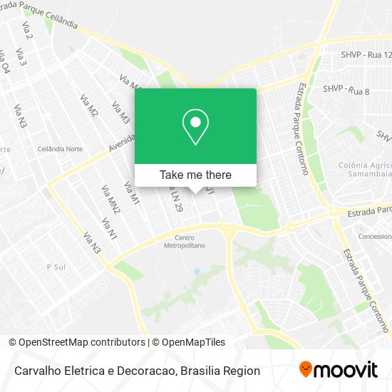 Carvalho Eletrica e Decoracao map