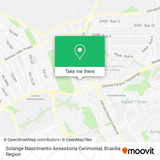 Solange Nascimento Assessoria Cerimonial map