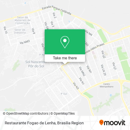 Restaurante Fogao de Lenha map