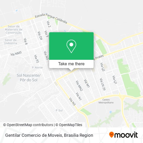 Gentilar Comercio de Moveis map