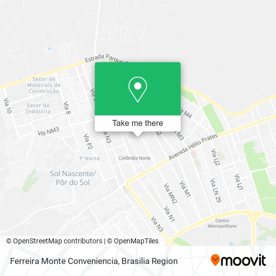 Ferreira Monte Conveniencia map