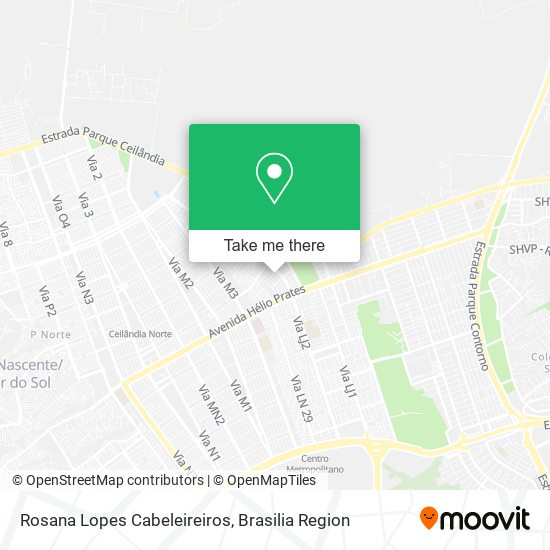 Mapa Rosana Lopes Cabeleireiros