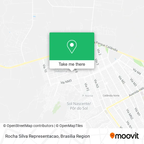 Rocha Silva Representacao map