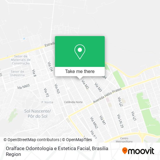 Oralface Odontologia e Estetica Facial map