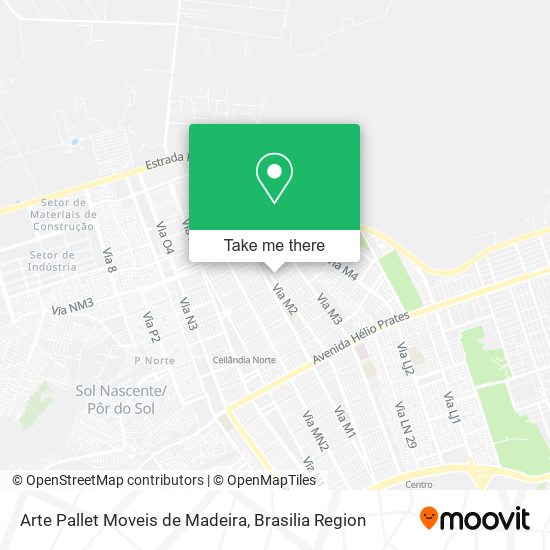 Arte Pallet Moveis de Madeira map