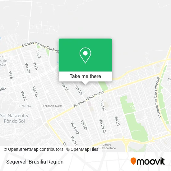 Segervel map