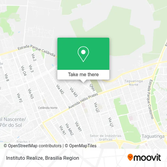 Instituto Realize map