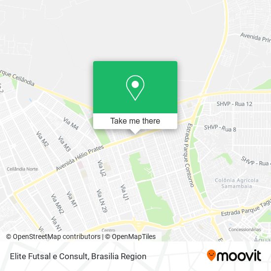 Elite Futsal e Consult map