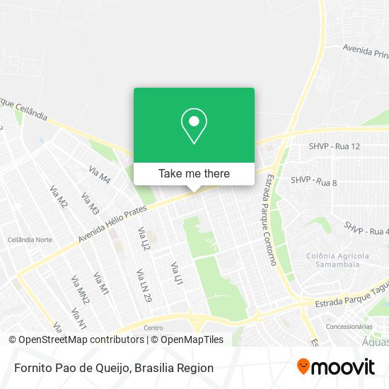 Fornito Pao de Queijo map