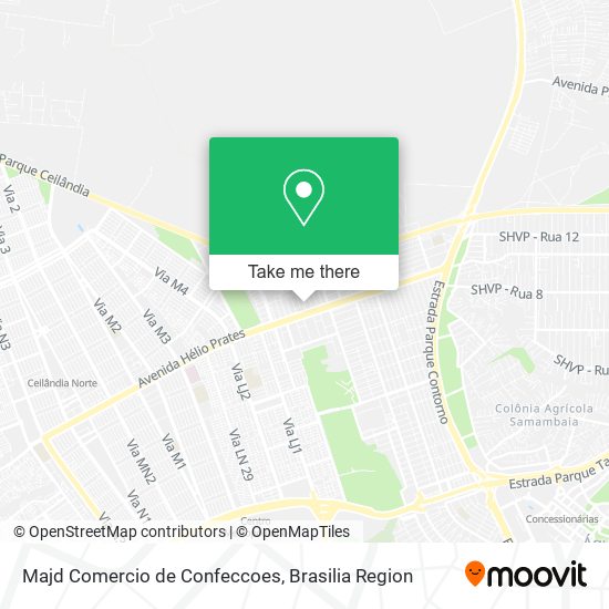 Majd Comercio de Confeccoes map