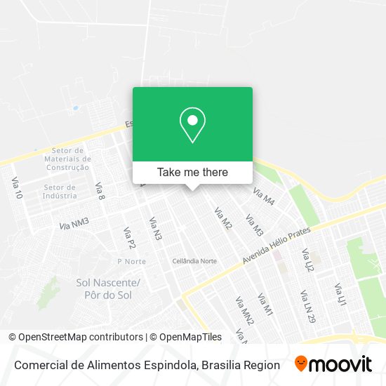 Comercial de Alimentos Espindola map