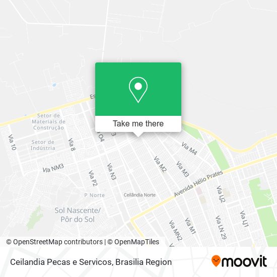 Ceilandia Pecas e Servicos map