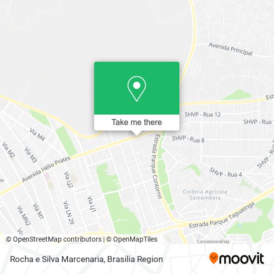 Rocha e Silva Marcenaria map