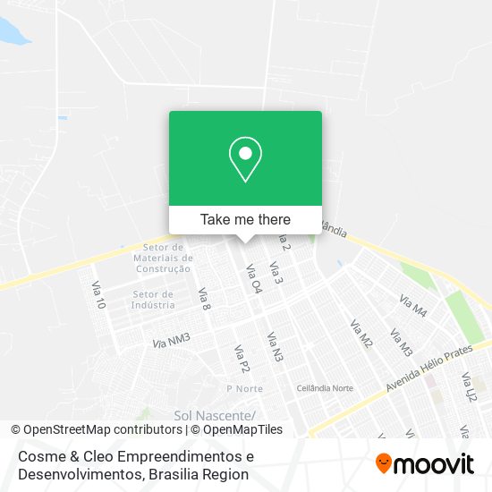 Cosme & Cleo Empreendimentos e Desenvolvimentos map