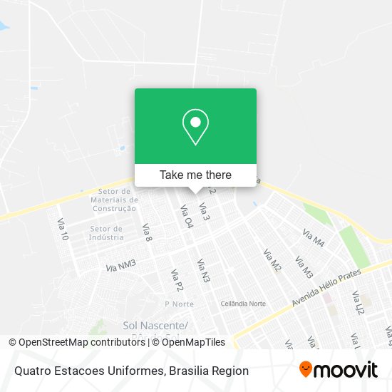 Quatro Estacoes Uniformes map