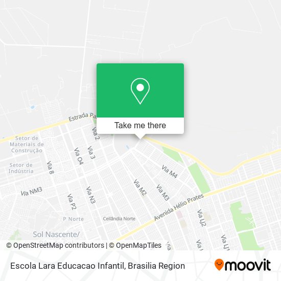 Mapa Escola Lara Educacao Infantil