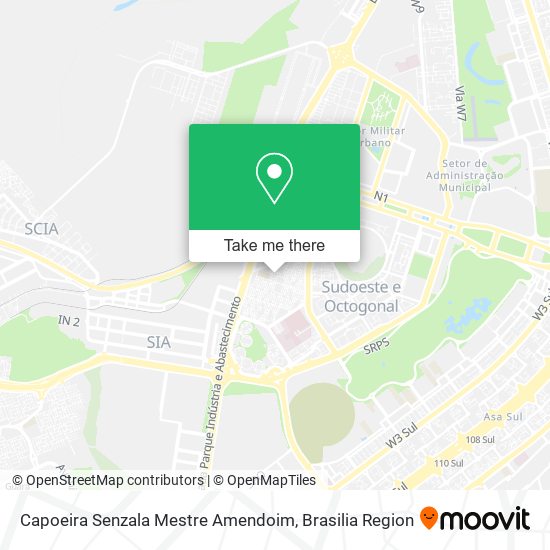 Capoeira Senzala Mestre Amendoim map