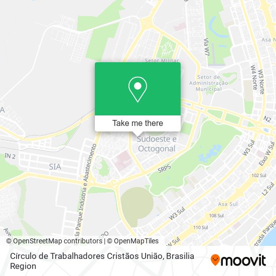 Círculo de Trabalhadores Cristãos União map