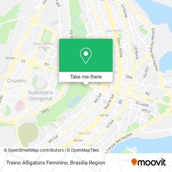 Treino Alligators Feminino map