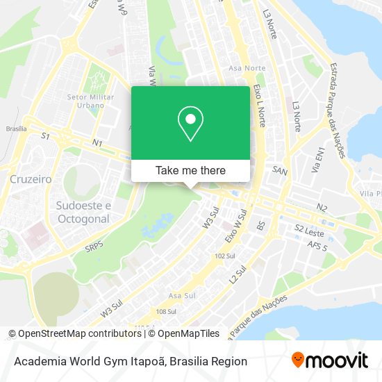Academia World Gym Itapoã map