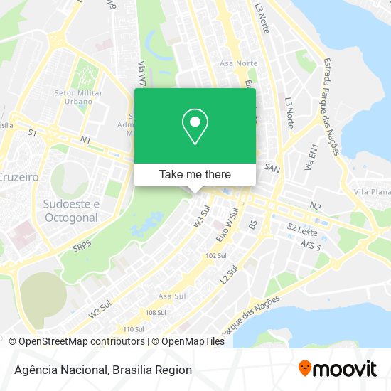 Agência Nacional map
