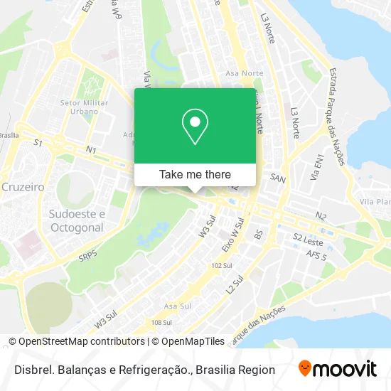 Disbrel. Balanças e Refrigeração. map