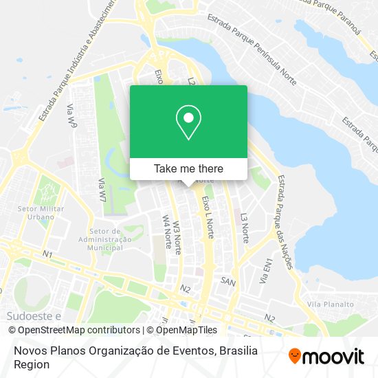 Novos Planos Organização de Eventos map