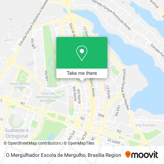 O Mergulhador Escola de Mergulho map