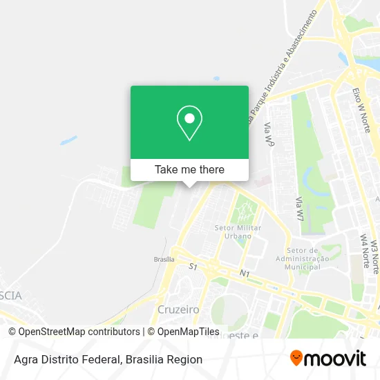 Agra Distrito Federal map