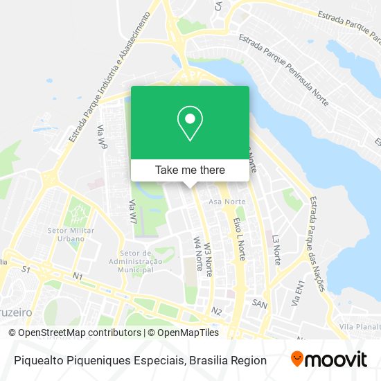 Piquealto Piqueniques Especiais map
