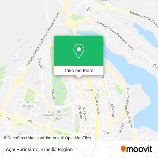 Açaí Puríssimo map