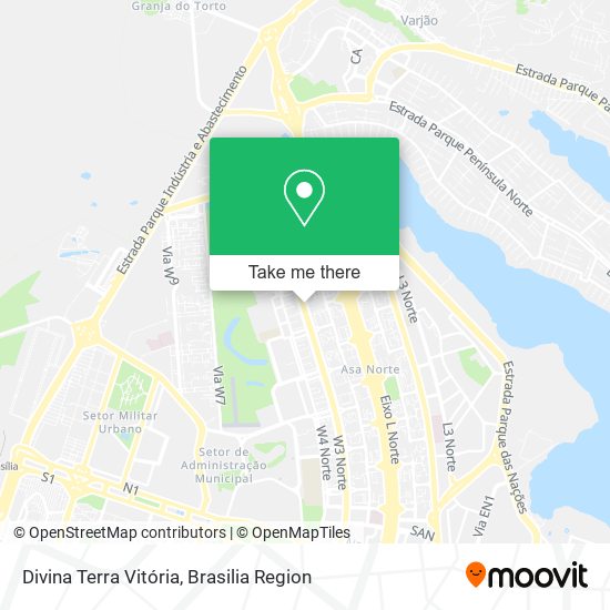 Divina Terra Vitória map