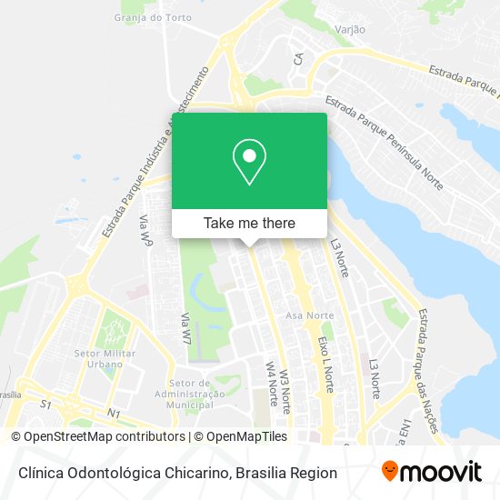 Clínica Odontológica Chicarino map