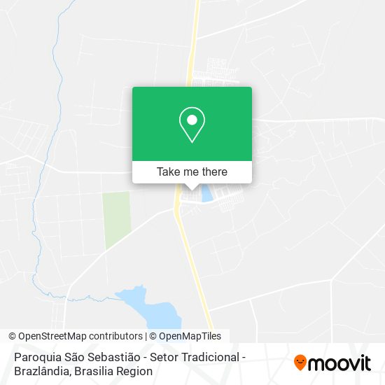 Paroquia São Sebastião - Setor Tradicional - Brazlândia map