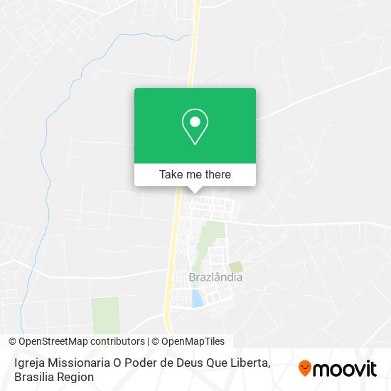 Igreja Missionaria O Poder de Deus Que Liberta map