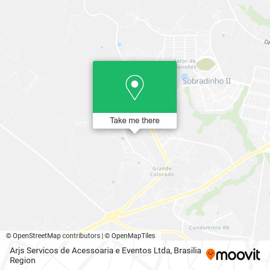 Mapa Arjs Servicos de Acessoaria e Eventos Ltda