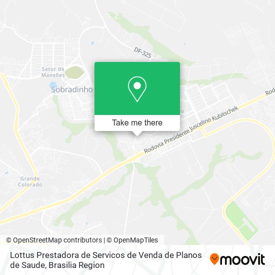 Lottus Prestadora de Servicos de Venda de Planos de Saude map