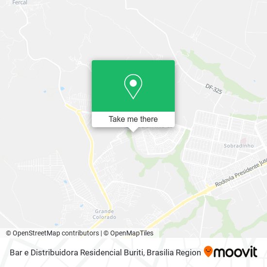 Bar e Distribuidora Residencial Buriti map