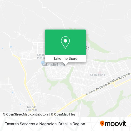Tavares Servicos e Negocios map