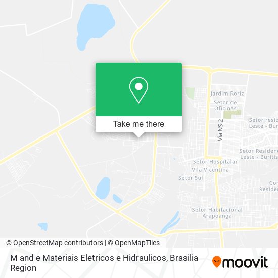 M and e Materiais Eletricos e Hidraulicos map