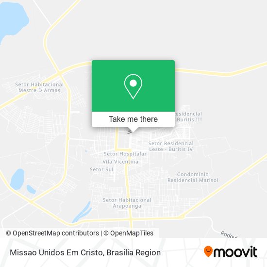Missao Unidos Em Cristo map