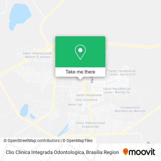 Clio Clinica Integrada Odontologica map
