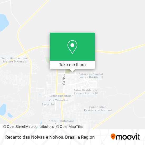 Recanto das Noivas e Noivos map