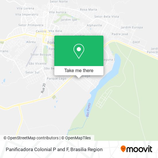 Panificadora Colonial P and F map